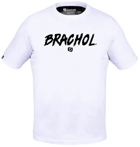 Koszulka Bawełniana BRACHOL Biała