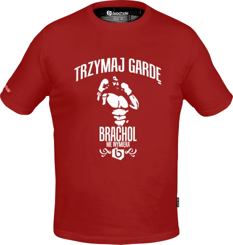 Koszulka Bawełniana TRZYMAJ GARDE Czerwona trzymaj garde czerwona.png