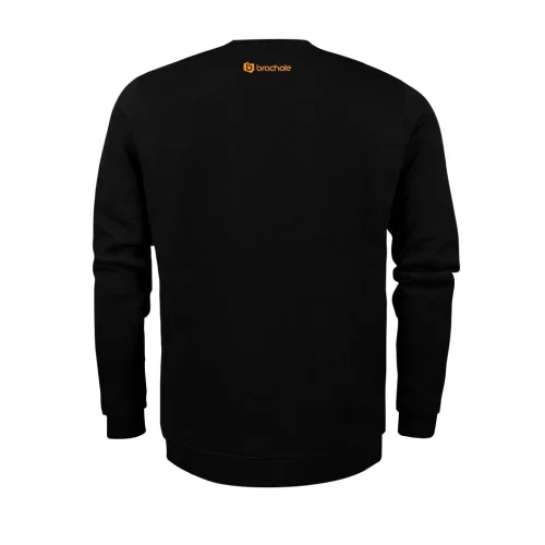 Czarna bluza męska z grafiką FIRE