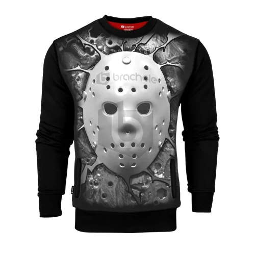 Czarna bluza męska HOCKEY MASK