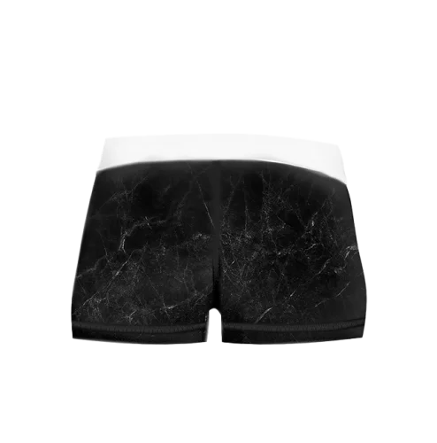 Czarne spodenki kompresyjne damskie Marble