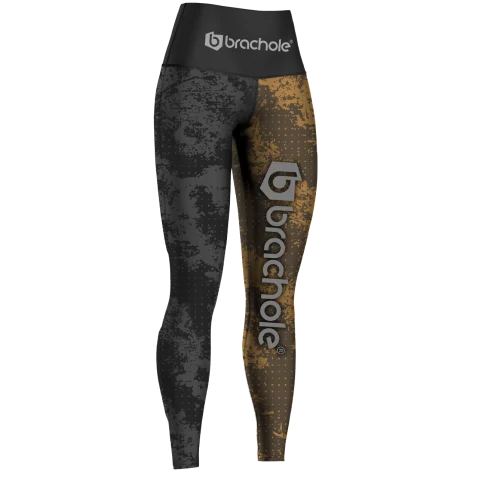 Damskie legginsy termoaktywne Brachole Grunge
