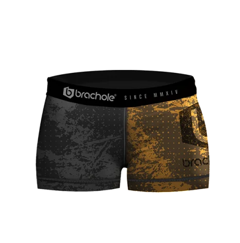 Czarne spodenki do biegania Brachole Grunge