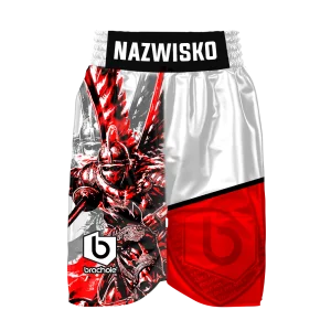Spodenki Bokserskie  HUSARIA BIAŁE