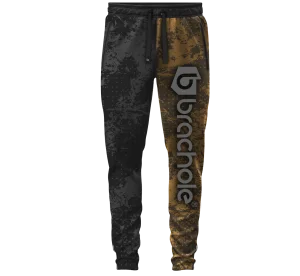 Spodnie Dresowe z Zamkiem BRACHOLE GRUNGE
