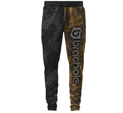 Spodnie Dresowe z Zamkiem BRACHOLE GRUNGE