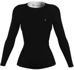 Czarny rashguard damski przod.png