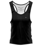 Tank Top Damski Treningowy CZARNY