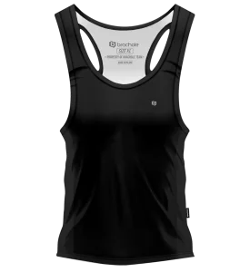 Tank Top Damski Treningowy CZARNY