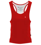 Tank Top Damski Treningowy CZERWONY