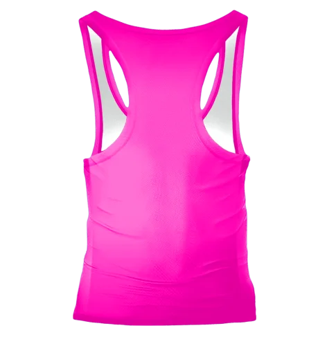 Różowy tank top damski  na siłownię