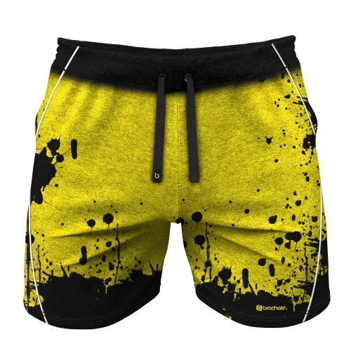 Spodenki treningowe SPLATTER ŻÓŁTE Splatter Yellow.png