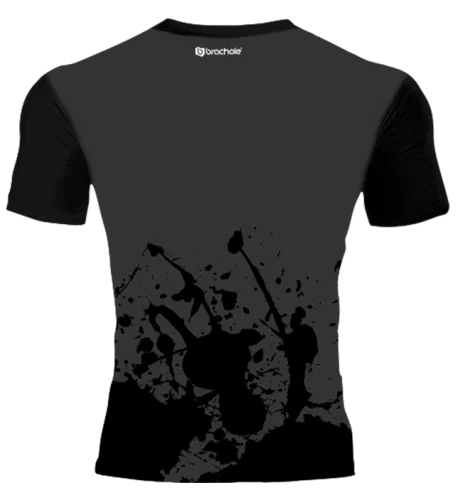 Koszulka Treningowa SPLATTER SZARY splatter grey tyl.png