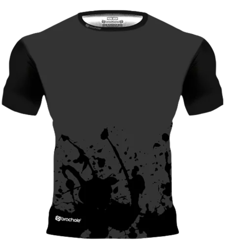 Koszulka Treningowa SPLATTER SZARY splatter grey przod.png