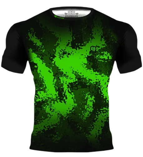 Koszulka Treningowa LIQUID ZIELONY Liquid zielony prtzod.png