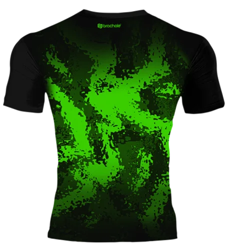 Koszulka Treningowa LIQUID ZIELONY liquid ziellone tyl.png