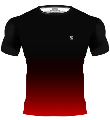 Koszulka Treningowa GRADIENT CZERWONY Gradient czerwony przod.png