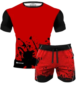 Zestaw Treningowy SPLATTER CZERWONY