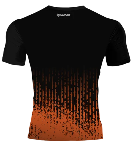 Zestaw Treningowy GRUNGE PAINT POMARAŃCZOWY grunge pomaranczowe tyl.png