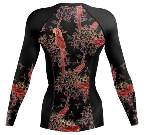 Czarny Rashguard damski  Vaset VASE tył Rashguard Damski.jpg