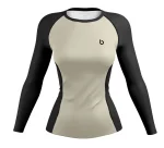 Kremowy Rashguard mma dla kobiet