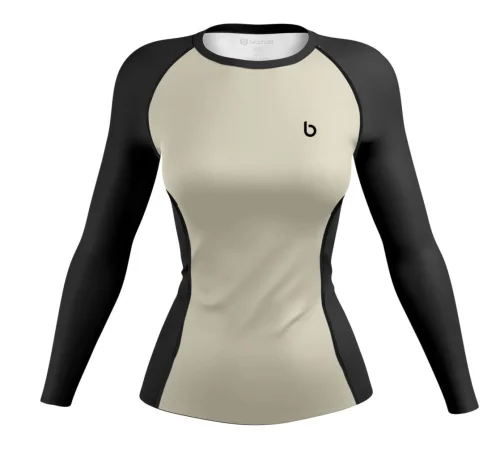 Kremowy Rashguard mma dla kobiet