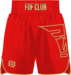 Spodenki bokserskie męskie FDF Czerwone