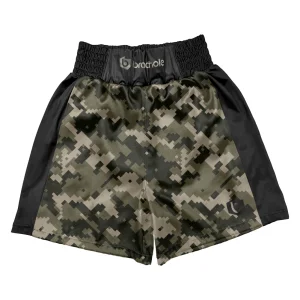 Czarno-zielone spodenki bokserskie męskie Army