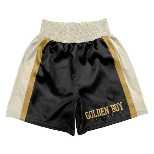 Czarno-złote szorty bokserskie Golden Boy Czarno-złote szorty bokserskie Golden boy.tył.png