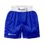 Niebieskie Olimpijskie spodenki do boksu Basic
