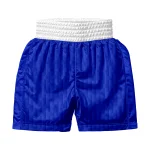 Niebieskie Olimpijskie spodenki do boksu Basic .tył.png