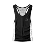 Biało-czarny TANK TOP MĘSKI