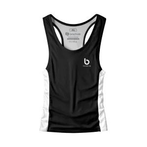 Biało-czarny TANK TOP MĘSKI