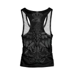 Czarny tank top męski sportowy Polska Dark.tył.png
