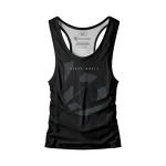 Czarny tank top męski sportowy Next