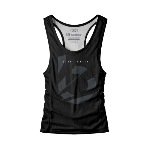 Czarny tank top męski sportowy Next