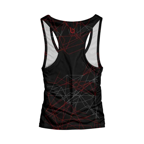 Czarny tank top męski Sector Czarny TANK TOP MĘSKI Sector.tył.png