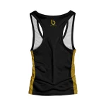 Czarno-złoty gym tank top Shine.tył.png