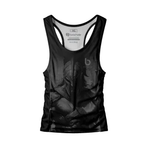 Czarny tank top męski Rome