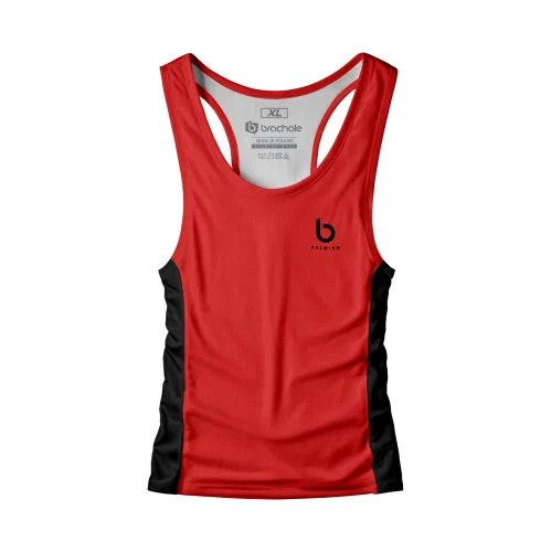 Czerwony tank top męski sportowy Czerwony tank top męski sportowy.png
