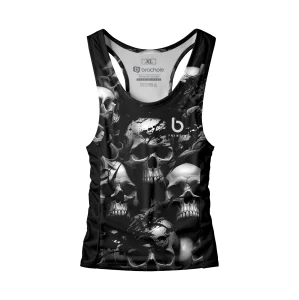 Czarny tank top męski Terror
