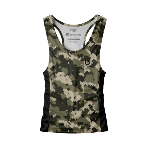 Czarno-zielony tank top męski Warfare Czarno-zielony tank top męski Warfare.png