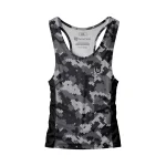 Czarno-szary gym tank top Warfare Navy