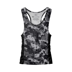 Czarno-szary gym tank top Warfare Navy