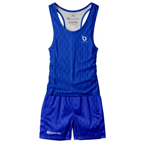 Niebieski komplet męski Basic Blue