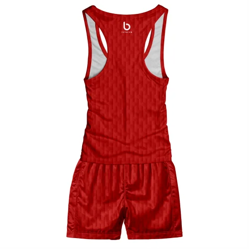 Czerwony komplet olimpijski męski Basic Red Czerwony komplet olimpijski męsk.tył  Basic Red.png