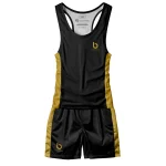 Czarny strój sportowy męski  Shine