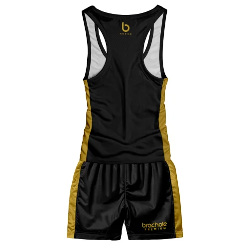 Czarny strój sportowy męski  Shine Czarny strój sportowy męski Shine.tył.png