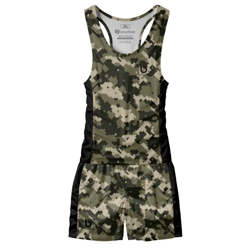 Czarno-zielony komplet męski Warfare Green Czarno-zielony komplet męskiWarfare.przód.png