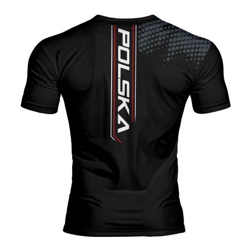 Czarno-czerwony t-shirt sportowy Glory Red Czarno-czerwony T-shirt SportowyGlory red.tył.png